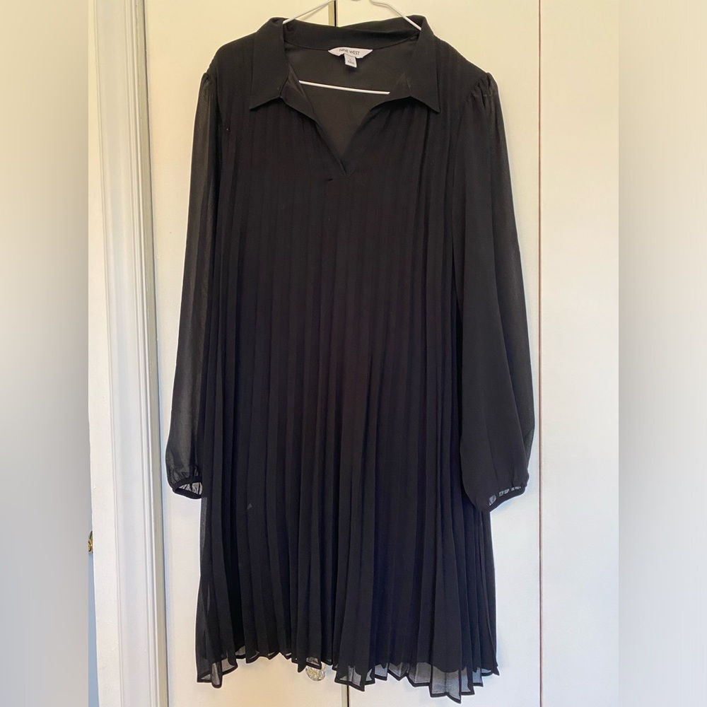 Nine West Large black long sleeve Dress
